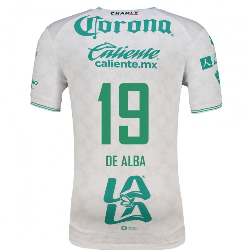 Danxen Femme Maillot Luisa De Alba #19 Vert Clair Blanc Tenues Extérieur 2026/27 T-Shirt