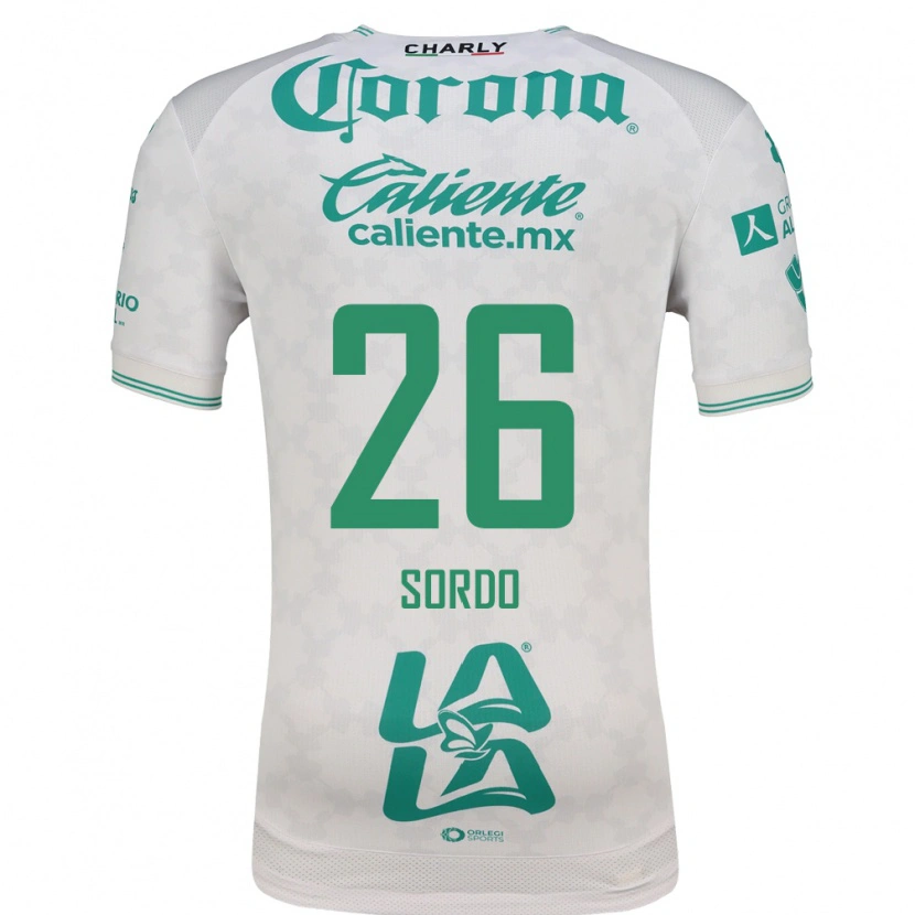 Danxen Femme Maillot Ramiro Sordo #26 Vert Clair Blanc Tenues Extérieur 2026/27 T-Shirt