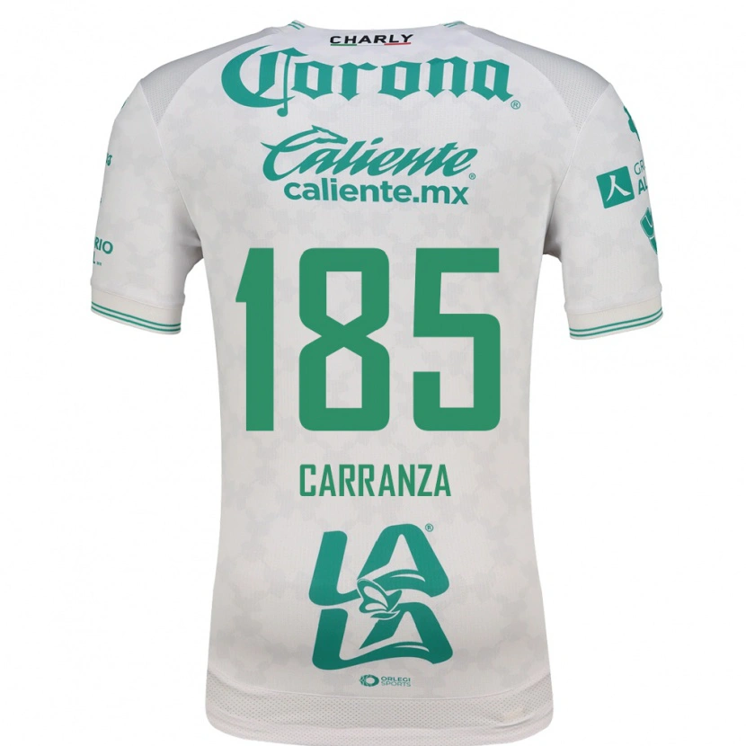 Danxen Femme Maillot Héctor Carranza #185 Vert Clair Blanc Tenues Extérieur 2026/27 T-Shirt