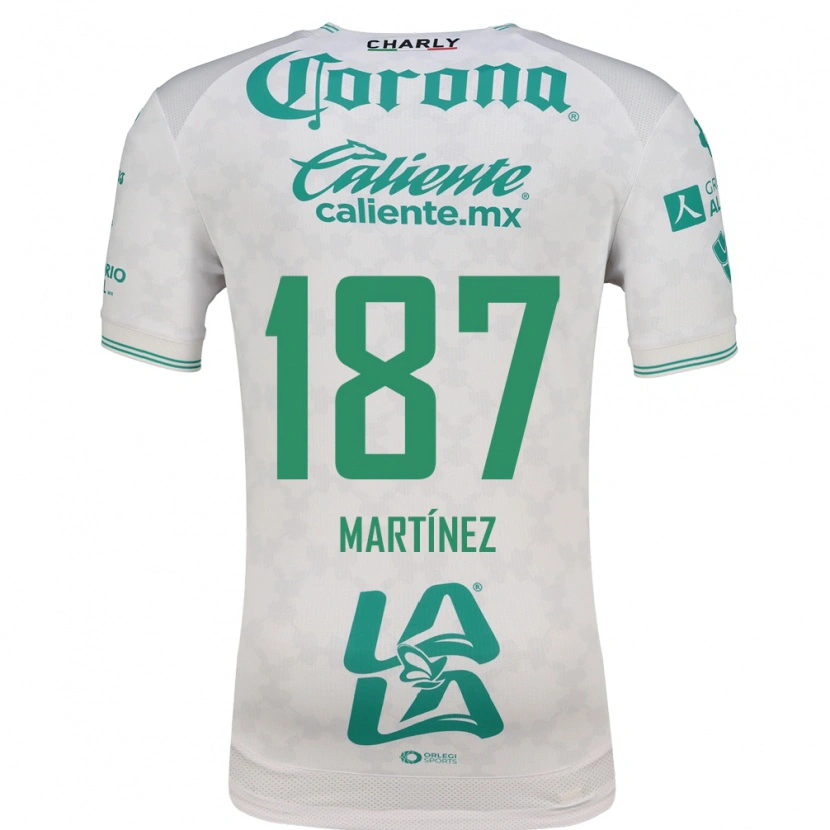 Danxen Femme Maillot Thiago Martínez #187 Vert Clair Blanc Tenues Extérieur 2026/27 T-Shirt
