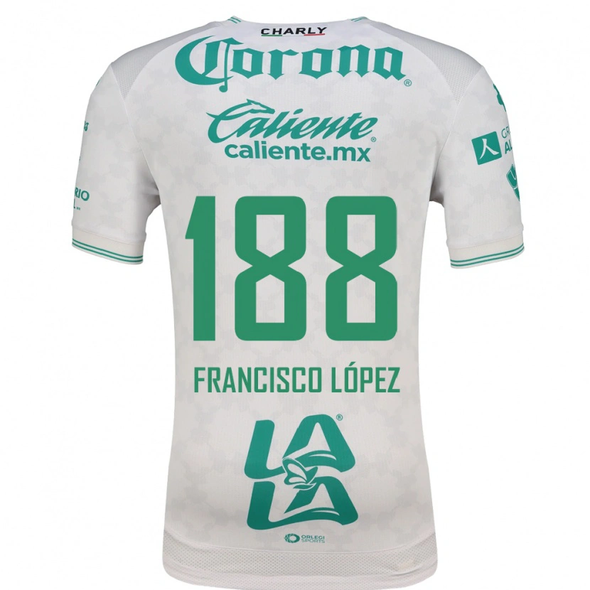 Danxen Femme Maillot Magnus Francisco López #188 Vert Clair Blanc Tenues Extérieur 2026/27 T-Shirt