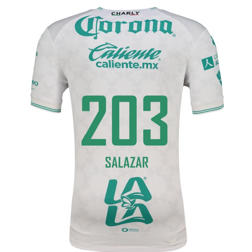 Danxen Femme Maillot Roberto Salazar #203 Vert Clair Blanc Tenues Extérieur 2026/27 T-Shirt