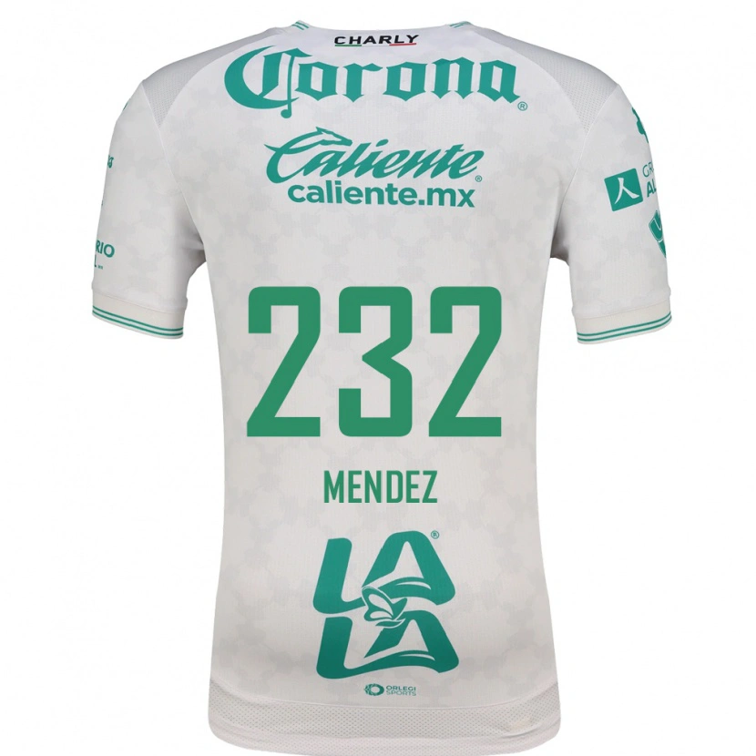 Danxen Femme Maillot José Méndez #232 Vert Clair Blanc Tenues Extérieur 2026/27 T-Shirt