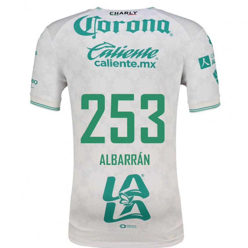 Danxen Femme Maillot Rodrigo Albarrán #253 Vert Clair Blanc Tenues Extérieur 2026/27 T-Shirt