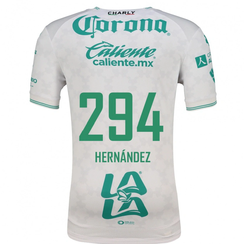 Danxen Femme Maillot Matías Hernández #294 Vert Clair Blanc Tenues Extérieur 2026/27 T-Shirt