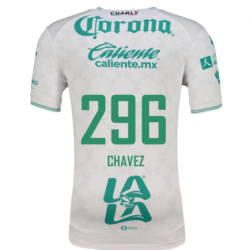 Danxen Femme Maillot Justin Chávez #296 Vert Clair Blanc Tenues Extérieur 2026/27 T-Shirt