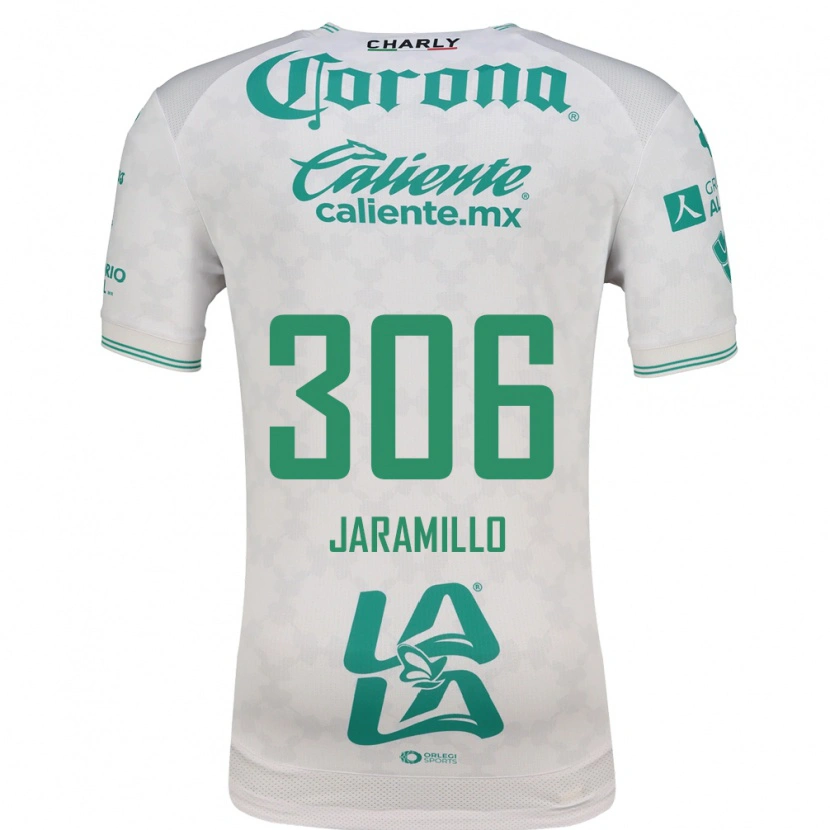 Danxen Femme Maillot Mario Jaramillo #306 Vert Clair Blanc Tenues Extérieur 2026/27 T-Shirt