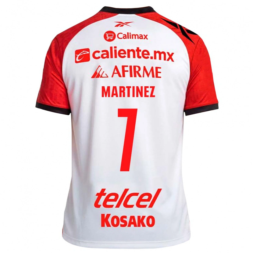 Danxen Femme Maillot Alejandro Martínez #7 Rouge Blanc Noir Tenues Extérieur 2026/27 T-Shirt