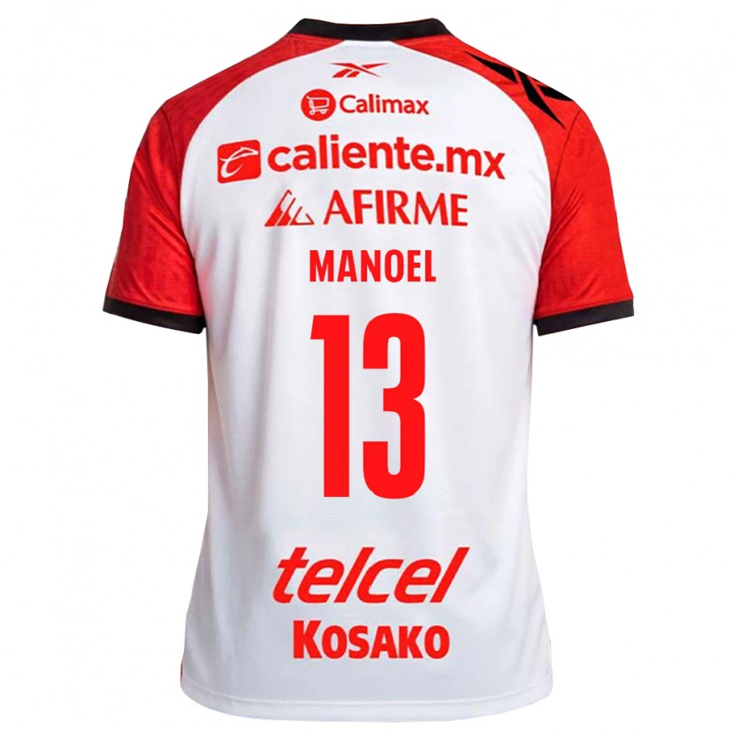 Danxen Femme Maillot Elias Manoel #13 Rouge Blanc Noir Tenues Extérieur 2026/27 T-Shirt