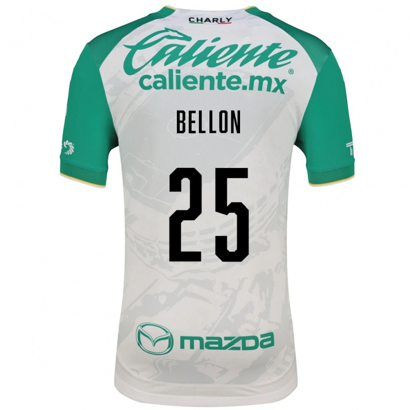 Danxen Femme Maillot Paul Bellón #25 Vert Clair Blanc Tenues Extérieur 2026/27 T-Shirt