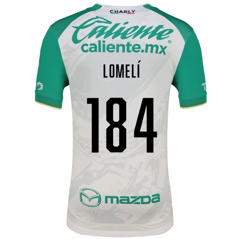 Danxen Femme Maillot Diego Lomelí #184 Vert Clair Blanc Tenues Extérieur 2026/27 T-Shirt