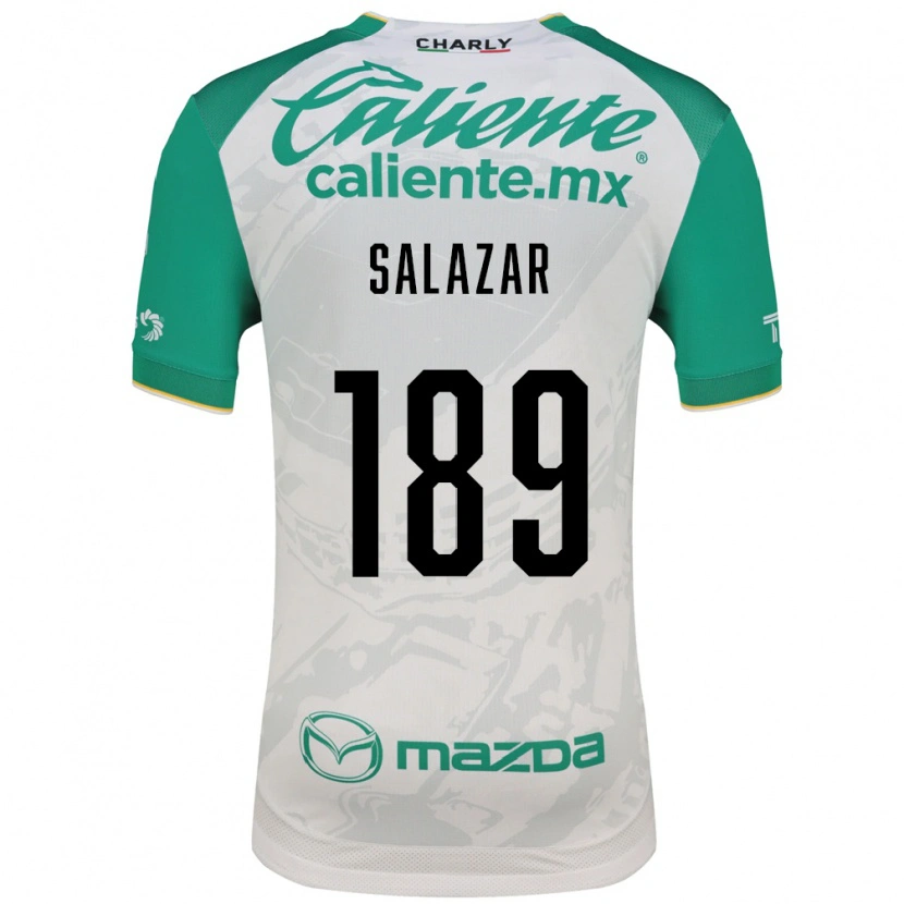 Danxen Femme Maillot José Salazar #189 Vert Clair Blanc Tenues Extérieur 2026/27 T-Shirt