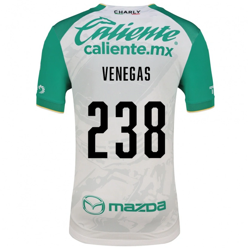Danxen Femme Maillot Luis Venegas #238 Vert Clair Blanc Tenues Extérieur 2026/27 T-Shirt