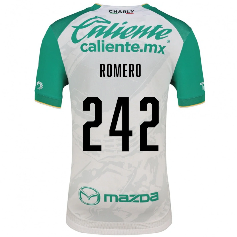 Danxen Femme Maillot Alan Romero #242 Vert Clair Blanc Tenues Extérieur 2026/27 T-Shirt