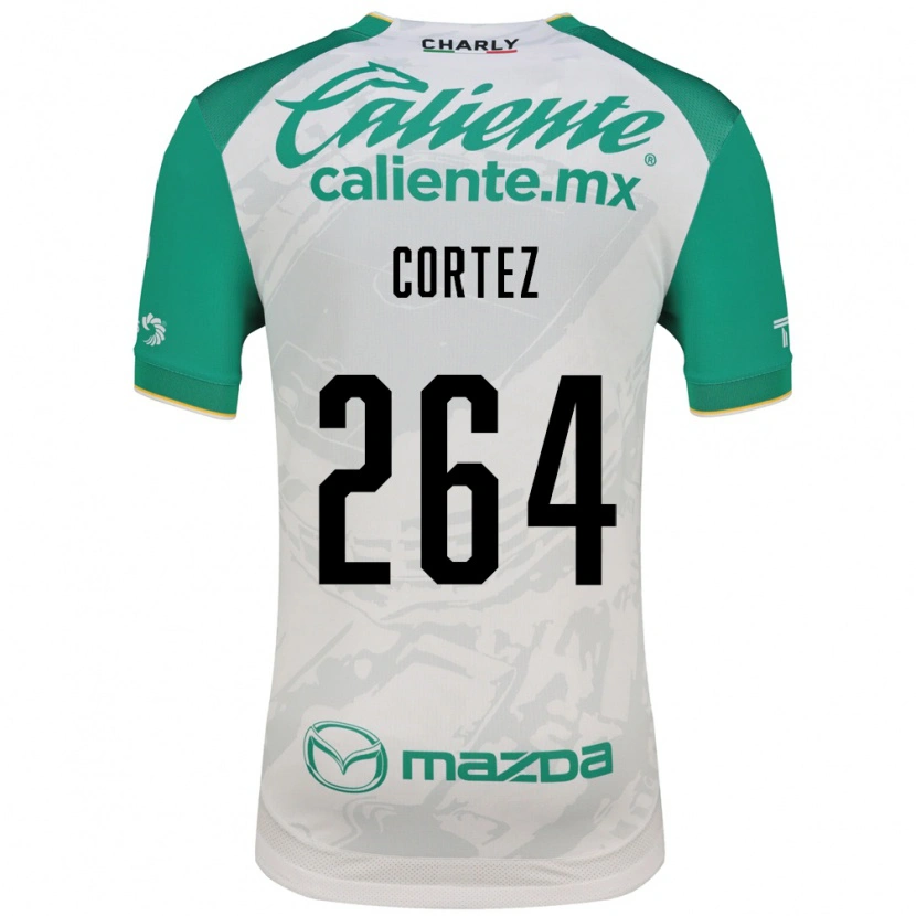 Danxen Femme Maillot Enrique Cortez #264 Vert Clair Blanc Tenues Extérieur 2026/27 T-Shirt