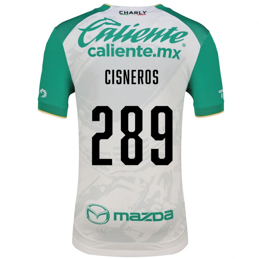 Danxen Femme Maillot Santiago Cisneros #289 Vert Clair Blanc Tenues Extérieur 2026/27 T-Shirt
