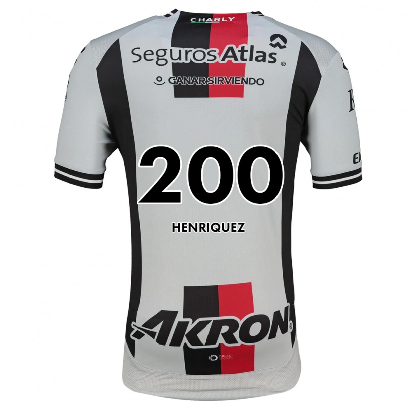 Danxen Femme Maillot Carlos Henríquez #200 Blanc Rouge Noir Tenues Extérieur 2026/27 T-Shirt