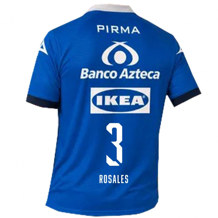 Danxen Femme Maillot Fátima Rosales #3 Bleu Blanc Tenues Extérieur 2026/27 T-Shirt