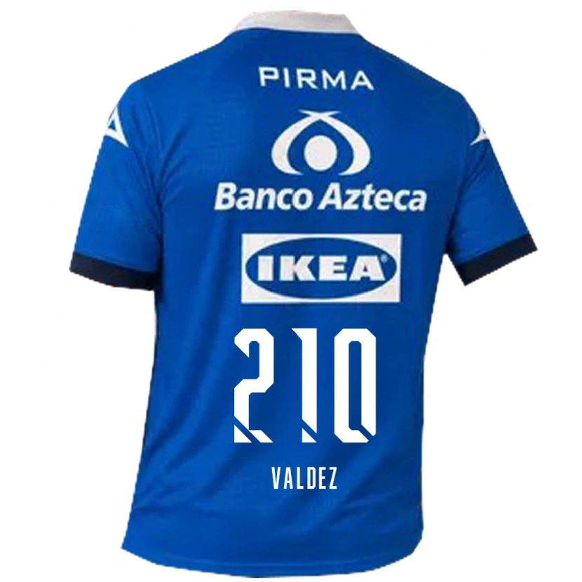 Danxen Femme Maillot Jesús Valdez #210 Bleu Blanc Tenues Extérieur 2026/27 T-Shirt
