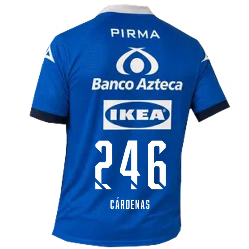 Danxen Femme Maillot Enrique Cárdenas #246 Bleu Blanc Tenues Extérieur 2026/27 T-Shirt