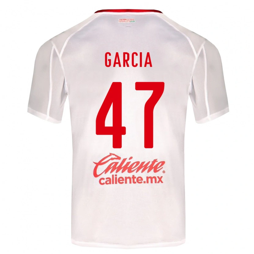 Danxen Femme Maillot Gael García #47 Blanc Vert Rouge Tenues Extérieur 2026/27 T-Shirt