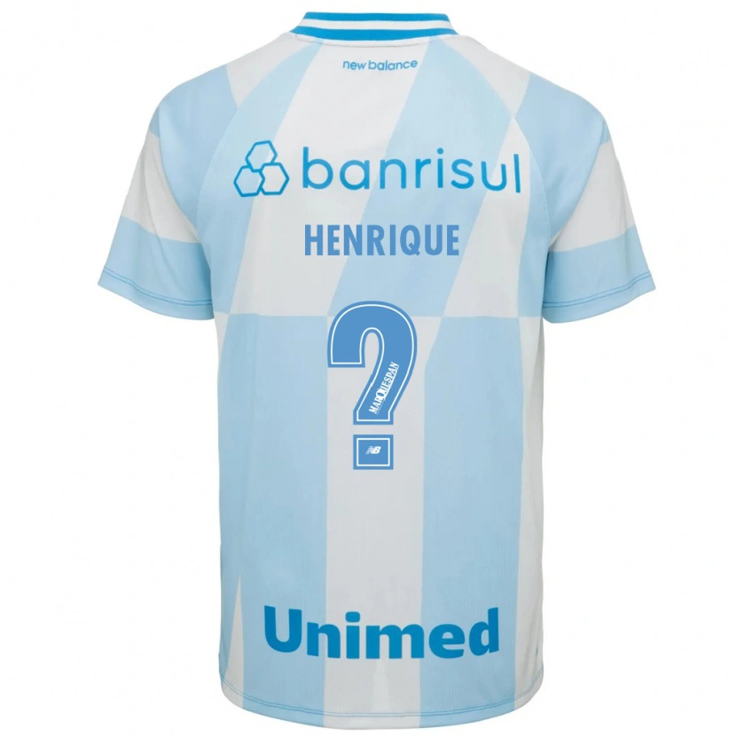 Danxen Femme Maillot Arthur Henrique #0 Bleu Clair Blanc Tenues Extérieur 2026/27 T-Shirt
