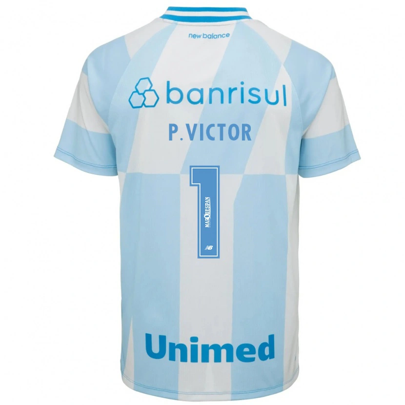 Danxen Femme Maillot Paulo Victor #1 Bleu Clair Blanc Tenues Extérieur 2026/27 T-Shirt