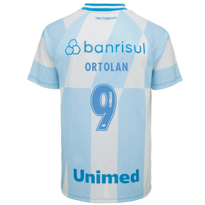 Danxen Femme Maillot Dani Ortolan #9 Bleu Clair Blanc Tenues Extérieur 2026/27 T-Shirt