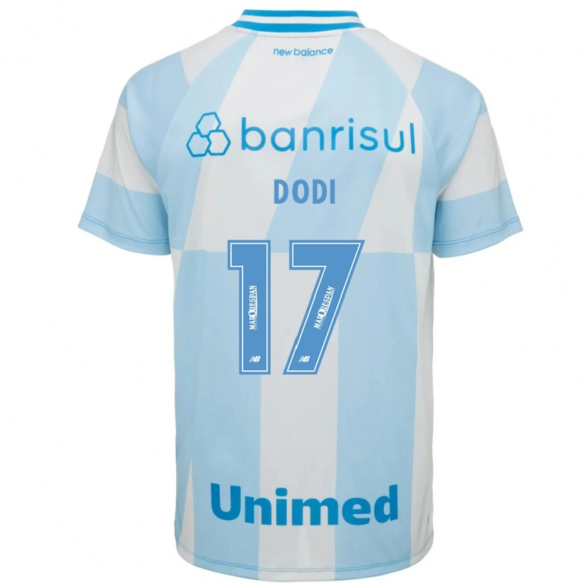 Danxen Femme Maillot Dodi #17 Bleu Clair Blanc Tenues Extérieur 2026/27 T-Shirt