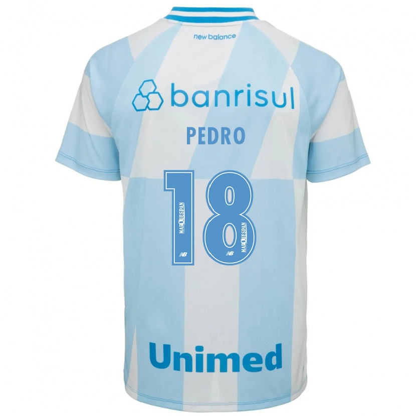 Danxen Femme Maillot João Pedro #18 Bleu Clair Blanc Tenues Extérieur 2026/27 T-Shirt