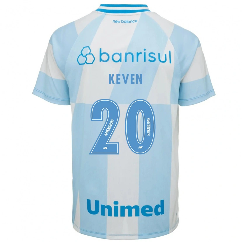 Danxen Femme Maillot Gabriel Keven #20 Bleu Clair Blanc Tenues Extérieur 2026/27 T-Shirt