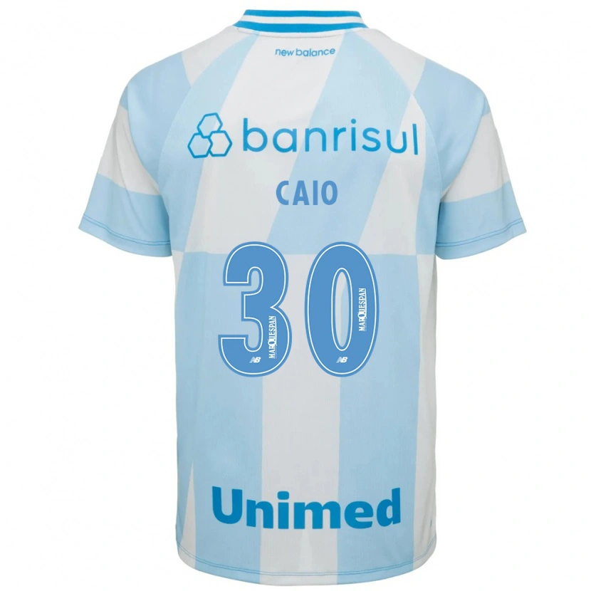 Danxen Femme Maillot Rodrigo Caio #30 Bleu Clair Blanc Tenues Extérieur 2026/27 T-Shirt