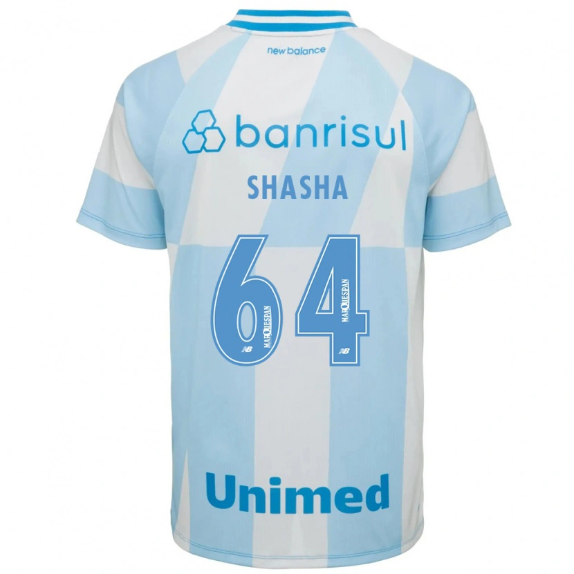 Danxen Femme Maillot Shashá #64 Bleu Clair Blanc Tenues Extérieur 2026/27 T-Shirt