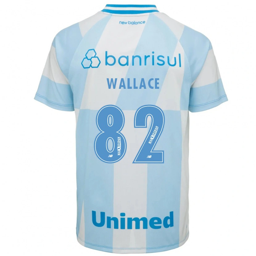 Danxen Femme Maillot Wallace Gomes Da Silva Dos Santos #82 Bleu Clair Blanc Tenues Extérieur 2026/27 T-Shirt