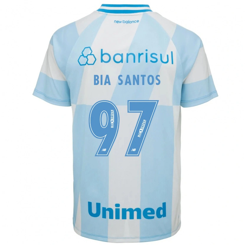 Danxen Femme Maillot Bia Santos #97 Bleu Clair Blanc Tenues Extérieur 2026/27 T-Shirt