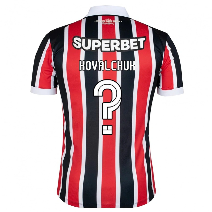 Danxen Femme Maillot Filipp Kovalchuk #0 Rouge Blanc Noir Tenues Extérieur 2026/27 T-Shirt