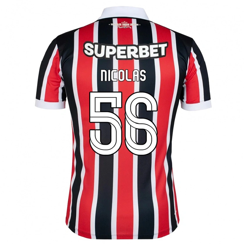 Danxen Femme Maillot Nicolas Bosshardt #56 Rouge Blanc Noir Tenues Extérieur 2026/27 T-Shirt