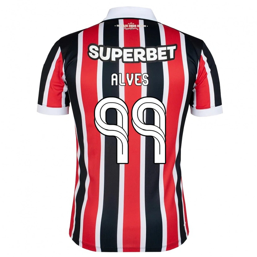 Danxen Femme Maillot Letícia Alves #99 Rouge Blanc Noir Tenues Extérieur 2026/27 T-Shirt