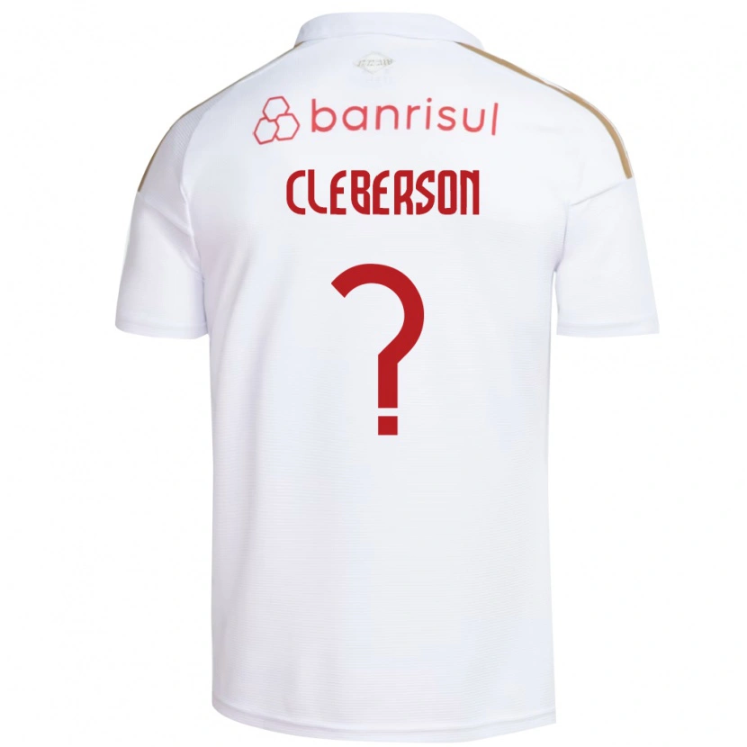 Danxen Femme Maillot Cleberson #0 Blanc Rouge Tenues Extérieur 2026/27 T-Shirt