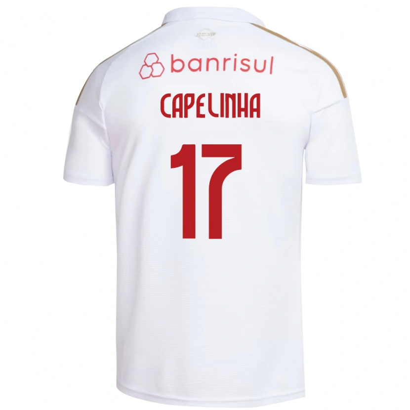 Danxen Femme Maillot Capelinha #17 Blanc Rouge Tenues Extérieur 2026/27 T-Shirt