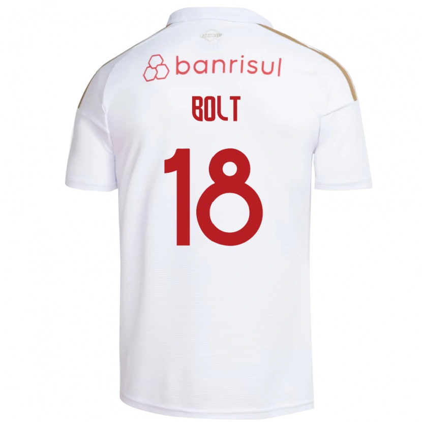Danxen Femme Maillot Tamara Bolt #18 Blanc Rouge Tenues Extérieur 2026/27 T-Shirt