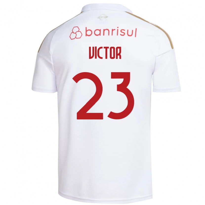 Danxen Femme Maillot Paulo Victor #23 Blanc Rouge Tenues Extérieur 2026/27 T-Shirt
