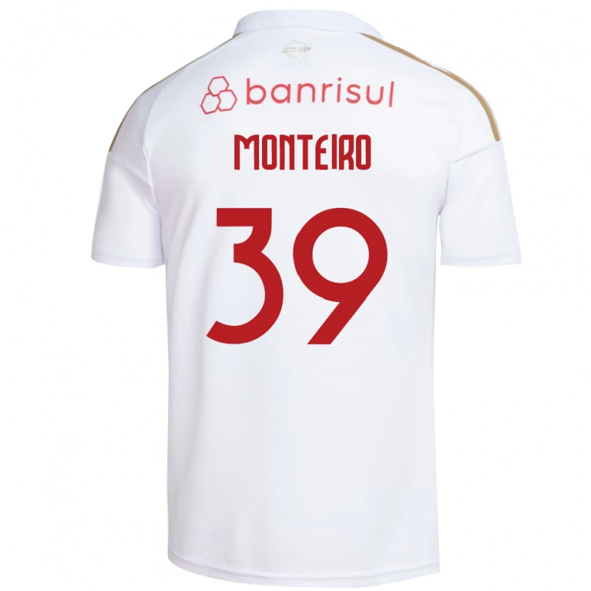 Danxen Femme Maillot Letícia Monteiro #39 Blanc Rouge Tenues Extérieur 2026/27 T-Shirt