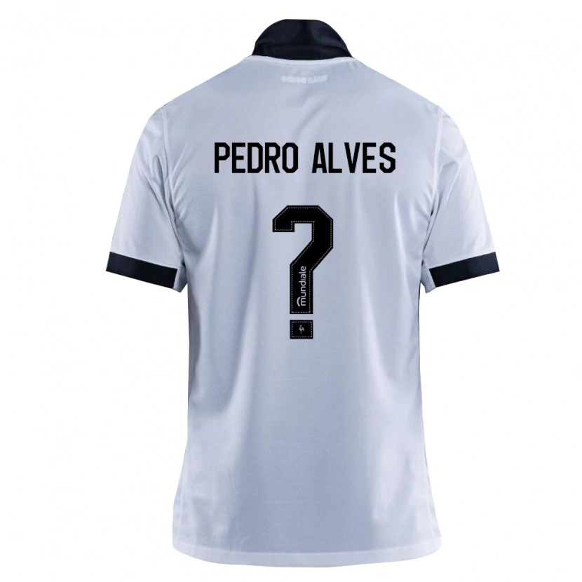 Danxen Femme Maillot Pedro Alves #0 Noir Blanc Tenues Extérieur 2026/27 T-Shirt