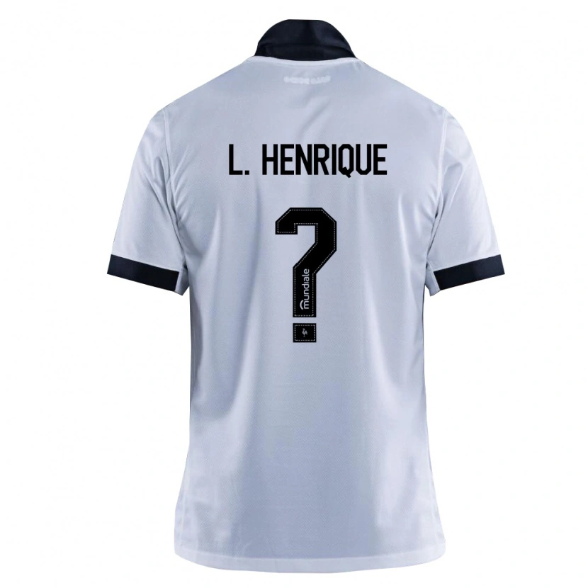 Danxen Femme Maillot Luiz Peu #0 Noir Blanc Tenues Extérieur 2026/27 T-Shirt
