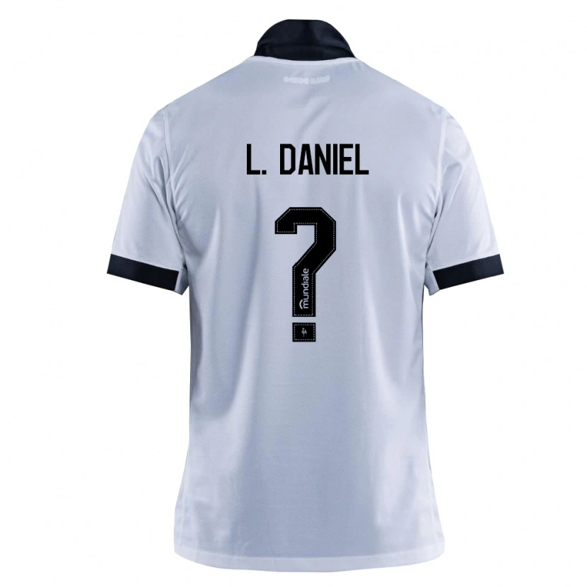 Danxen Femme Maillot Lucas Daniel #0 Noir Blanc Tenues Extérieur 2026/27 T-Shirt