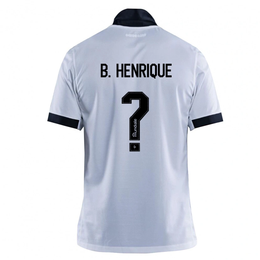 Danxen Femme Maillot Bruno Henrique #0 Noir Blanc Tenues Extérieur 2026/27 T-Shirt