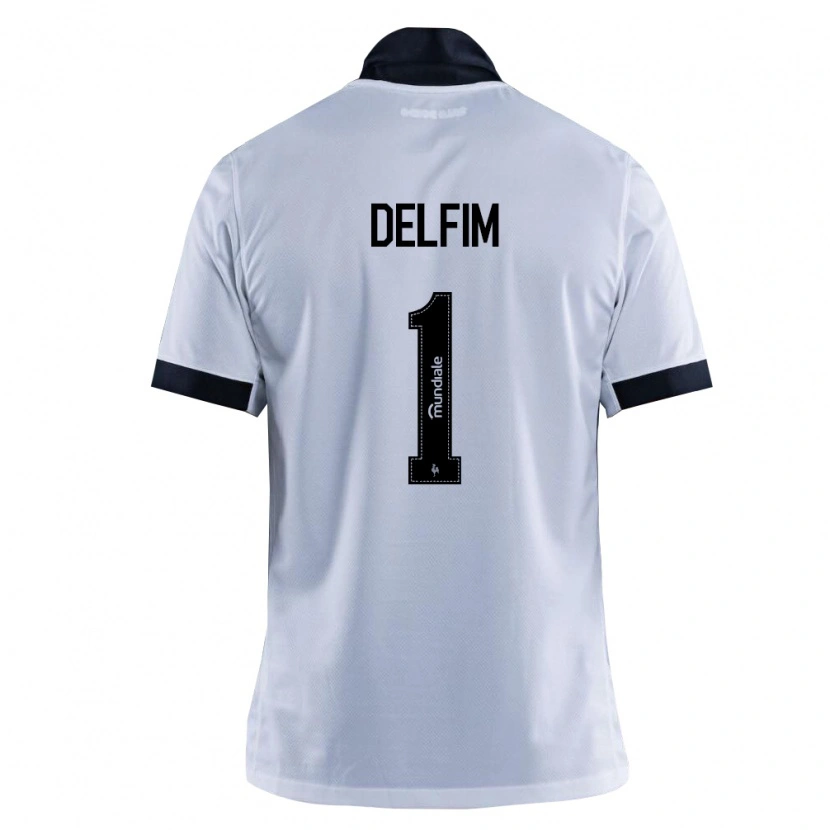 Danxen Femme Maillot Gabriel Delfim #1 Noir Blanc Tenues Extérieur 2026/27 T-Shirt