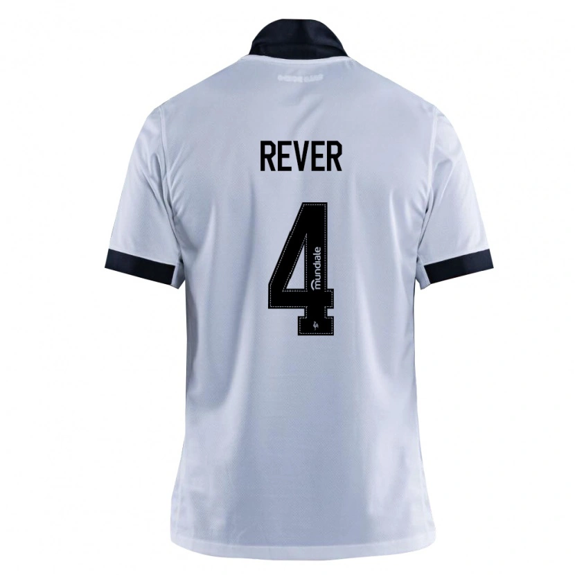 Danxen Femme Maillot Rever #4 Noir Blanc Tenues Extérieur 2026/27 T-Shirt