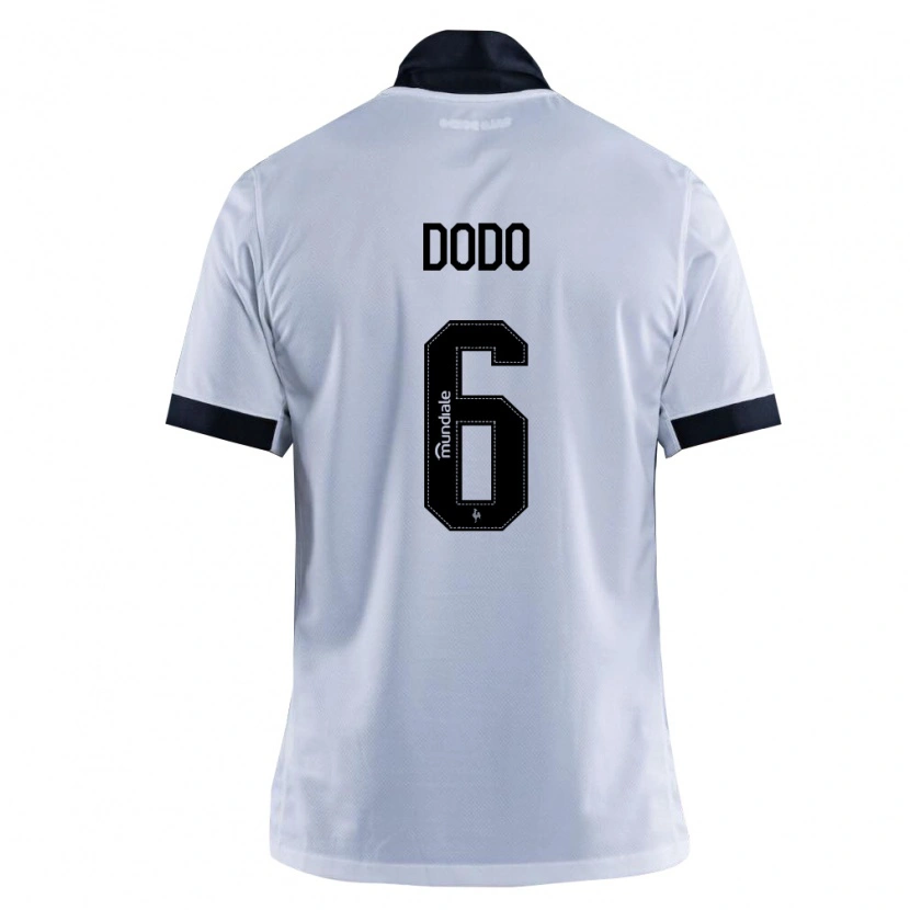 Danxen Femme Maillot Dodo #6 Noir Blanc Tenues Extérieur 2026/27 T-Shirt